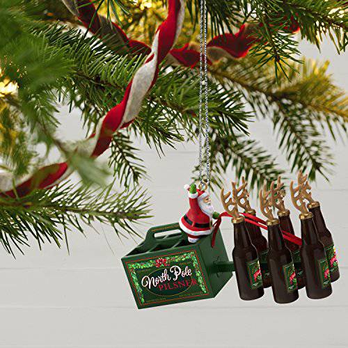 Hallmark Keepsake Christmas Ornament 2018 Year Dated, Santa's Reinbeer Beer - Grill Parts America