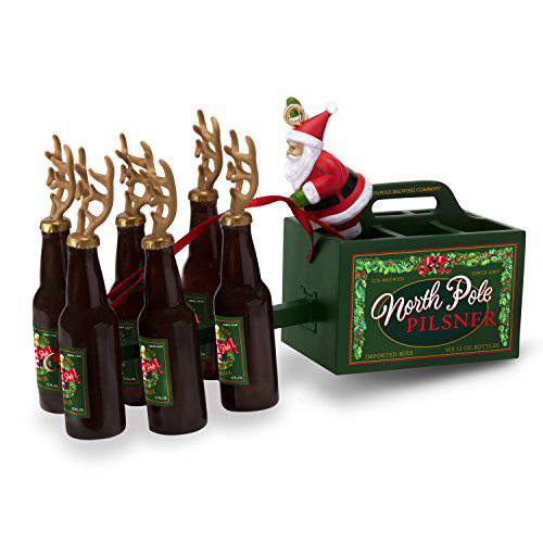 Hallmark Keepsake Christmas Ornament 2018 Year Dated, Santa's Reinbeer Beer - Grill Parts America