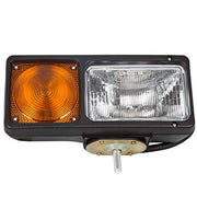 HECASA Universal Trunk Snowplow Lights Plastic Clear Lens+Black Housing Replacement for 64261-4 - Grill Parts America