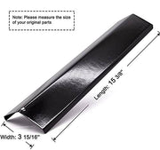 Hiorucet Grill Replacement Parts for Brinkmann 810-2410-S, 810-1420-0, 810-1420-1, 810-1470-0 Grill Models. Grill Burner, Porcelain Heat Plate, Adjustable Carryover Tubes Replacement for Brinkman - Grill Parts America