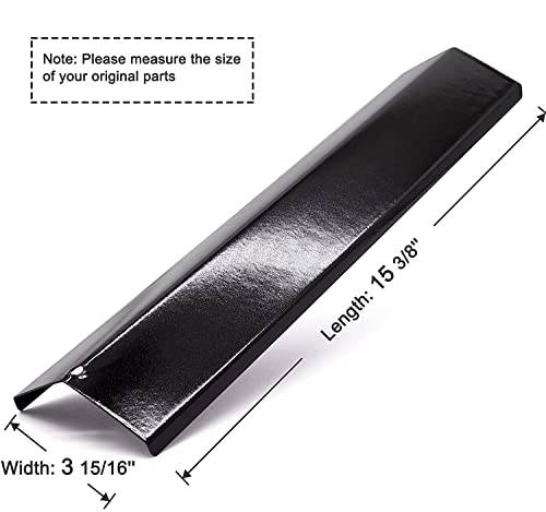 Hiorucet Grill Replacement Parts for Brinkmann 810-2410-S, 810-1420-0, 810-1420-1, 810-1470-0 Grill Models. Grill Burner, Porcelain Heat Plate, Adjustable Carryover Tubes Replacement for Brinkman - Grill Parts America