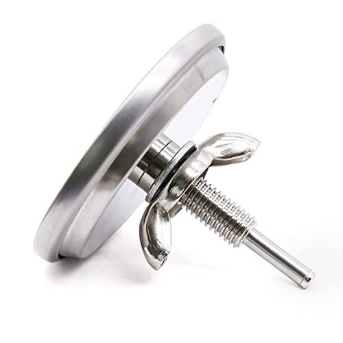 Hiorucet Grill Thermometer Heat Indicator Replacement for Brinkmann 810-3660-S, Charbroil 463241113, 463449914, 463446015 Models, 2 3/8 Inch Smoker Temperature Gauge with Fahrenheit. - Grill Parts America