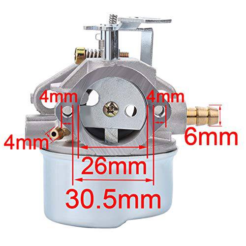Hipa 640052 Carburetor for Tecumseh HMSK80 HMSK90 HMSK85 HMSK100 HMSK105 HMSK110 - Grill Parts America