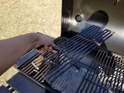 Hisencn Cast Iron Barbecue Universal Grid Lifter, Grate Lifters, 8" Long - Grill Parts America