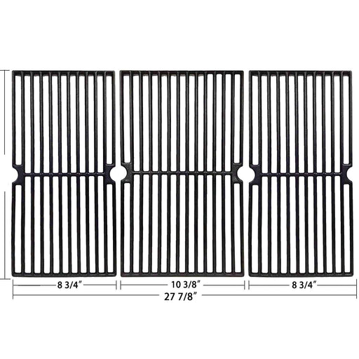Hisencn Cast Iron Cooking Grid Grate Replacement (17 5/8" x 27 7/8" Grate for Brinkmann) - Grill Parts America