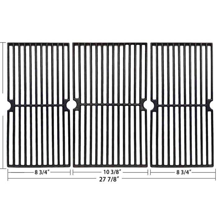 Hisencn Cast Iron Cooking Grid Grate Replacement (17 5/8" x 27 7/8" Grate for Brinkmann) - Grill Parts America