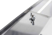 Hisencn Universal Replacement Heavy Duty Adjustable Stainless Steel Heat Plate Shield, Brinkmann Gas Grill, Extends from 11.75" up to 21" L - Grill Parts America
