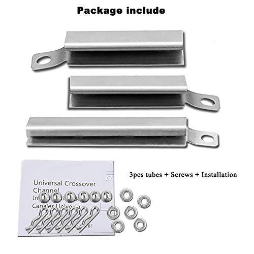 Hisencn Repair Kit For Charbroil Advantage Series 4 Burner Gas Grills, Stainless Pipe Burner, Heat Plate Tent Shield - Grill Parts America