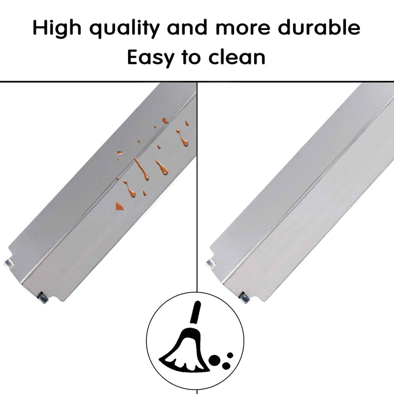 Hisencn Repair kit Grill Burner, Heat Plate Shield Tent, Adjustable Crossover Tube Replacement - Grill Parts America