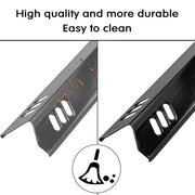 Hisencn 15 inch Grill Heat Plate Replacement, Porcelain Steel Heat Tent, Flame Tamer, Burner Cover, Flame Tamer 4Pack - Grill Parts America