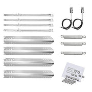 Hisencn 304 Stainless Steel Grill Parts Kit for Charbroil Advantage Series 4 Burner 463240015, 463240115, 463343015, 463344015 Gas Grill, Burner, Heat Plate, Carryover Tube Replacement Parts - Grill Parts America