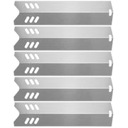 Hisencn 15" Stainless Steel BBQ Gas Grill Heat Plate Shield Tent (5Pack - Stainless Steel) Nexgrill - Grill Parts America