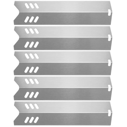 Hisencn 15" Stainless Steel BBQ Gas Grill Heat Plate Shield Tent (5Pack - Stainless Steel) Nexgrill - Grill Parts America