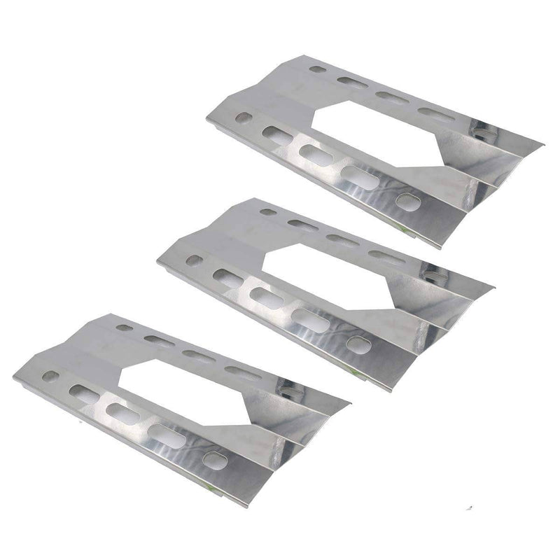 Hisencn Grill Nexgrill 720-0047-U, 720-0008T 3-Pack 17 5/16 inch Stainless Steel Heat Shield Plate Tent Burner Cover Flame Tamer - Grill Parts America