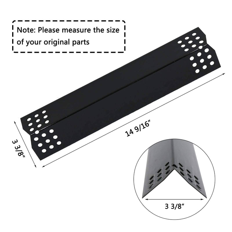 Hisencn Grill Replacement Parts Repair KIT Burners Tube, Porcelain Steel Heat Plates, Temp Gauge/Temperature Gauge Heat Indicator - Grill Parts America