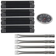 Hisencn Grill Replacement Parts Repair KIT Burners Tube, Porcelain Steel Heat Plates, Temp Gauge/Temperature Gauge Heat Indicator - Grill Parts America