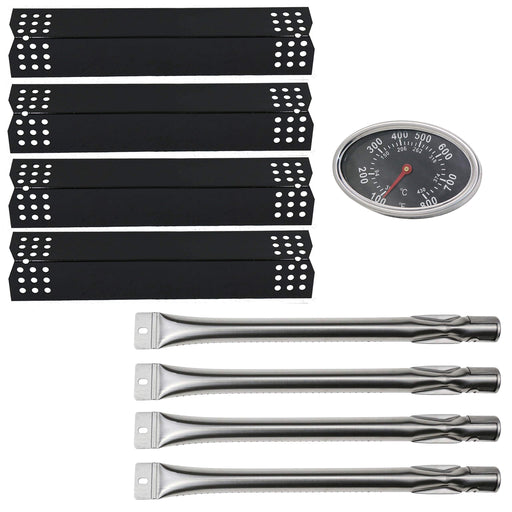 Hisencn Grill Replacement Parts Repair KIT Burners Tube, Porcelain Steel Heat Plates, Temp Gauge/Temperature Gauge Heat Indicator - Grill Parts America