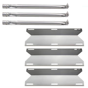 Hisencn Repair Kit Replacement Stainless Steel Grill Burner Tube, Heat Plates Tent Shield, Burner Cover Nexgrill - Grill Parts America