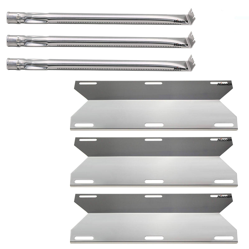 Hisencn Repair Kit Replacement Stainless Steel Grill Burner Tube, Heat Plates Tent Shield, Burner Cover Nexgrill - Grill Parts America
