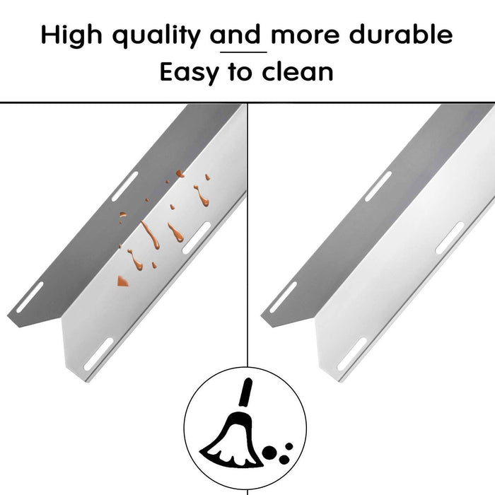 Hisencn Repair Kit Replacement Stainless Steel Grill Burner Tube, Heat Plates Tent Shield, Burner Cover Nexgrill - Grill Parts America