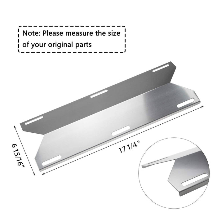 Hisencn Repair Kit Replacement Stainless Steel Grill Burner Tube, Heat Plates Tent Shield, Burner Cover Nexgrill - Grill Parts America