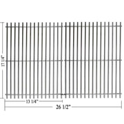 Hisencn Repair Kit Stainless Steel Burners, Stainless Heat Plates Tent Shield and Cooking Grids Grill Grate - Grill Parts America