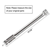Hisencn Repair Kit Stainless Steel Burners, Stainless Heat Plates Tent Shield and Cooking Grids Grill Grate - Grill Parts America