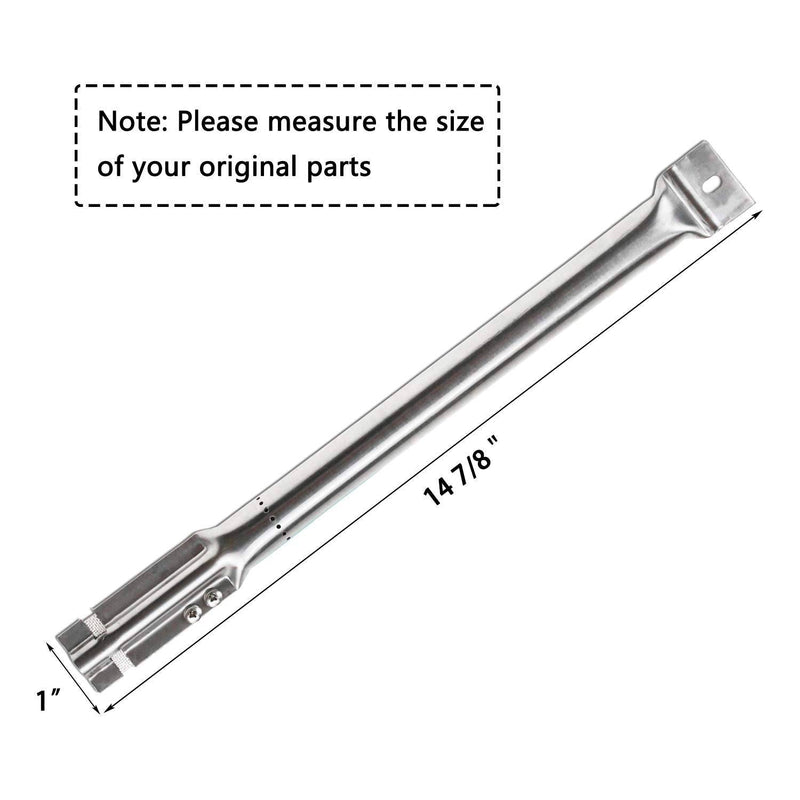 Hisencn Repair Kit Stainless Steel Burners, Stainless Heat Plates Tent Shield and Cooking Grids Grill Grate - Grill Parts America