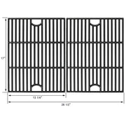 Hisencn Repair Parts Porcelain Cast Iron Cooking Grids Replacemen 17 inch - Grill Parts America