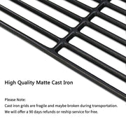 Hisencn Repair Parts Porcelain Cast Iron Cooking Grids Replacemen 17 inch - Grill Parts America