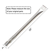 Hisencn Stainless Steel Burner Pipe Tube & Heat Plate Tent Shield Deflector Nexgrill 720-0737, 720-0769 Gas Grill Models - Grill Parts America