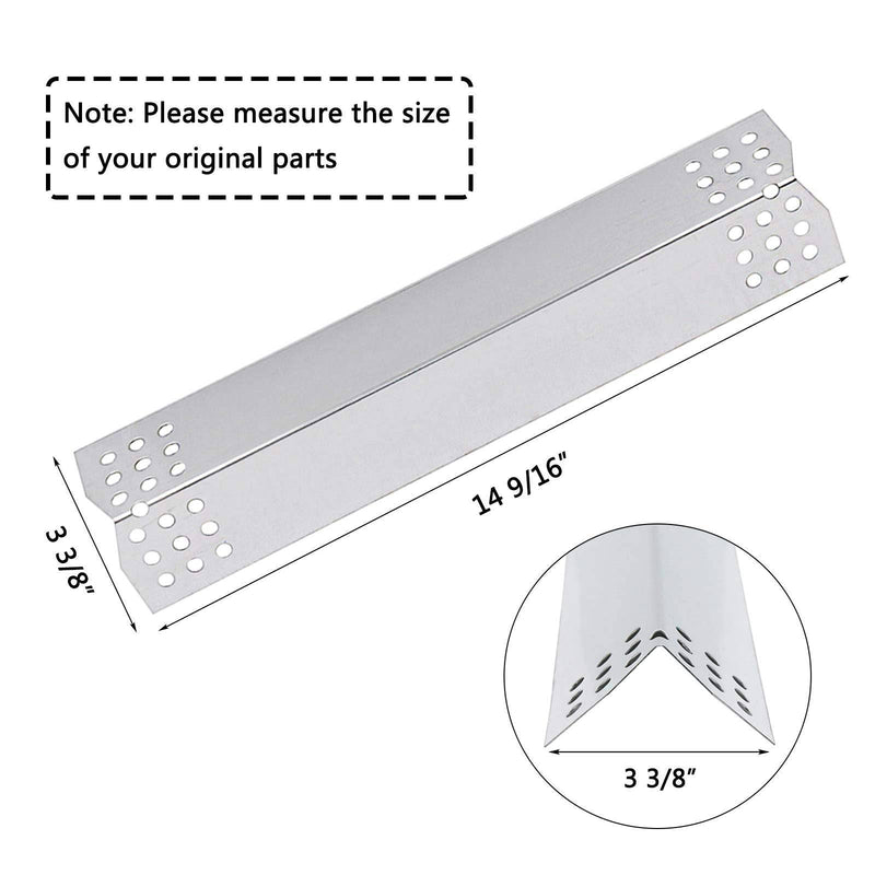 Hisencn Stainless Steel Pipe Burner and Heat Plates Nexgrill 720-0888, 720-0830H, 720-0830D Gas Grill Models - Grill Parts America