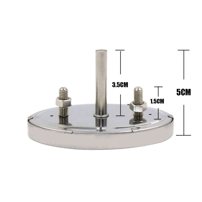 Hisencn Stainless Thermometer Lid Temp Gauge Heat Indicator 22551 Nexgrill 720-0830H Gas Grill - Grill Parts America