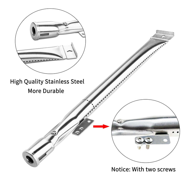 Nexgrill 5 Burner 720-0888, 720-0888N, 4 Burner 720-0830H Stainless Steel Pipe Burner Tube and Heat Heat Shield Tent Plates Flame Tamers Replacement - Grill Parts America