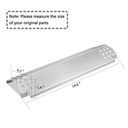 Nexgrill 5 Burner 720-0888, 720-0888N, 4 Burner 720-0830H Stainless Steel Pipe Burner Tube and Heat Heat Shield Tent Plates Flame Tamers Replacement - Grill Parts America