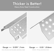 Nexgrill 5 Burner 720-0888, 720-0888N, 4 Burner 720-0830H Stainless Steel Pipe Burner Tube and Heat Heat Shield Tent Plates Flame Tamers Replacement - Grill Parts America