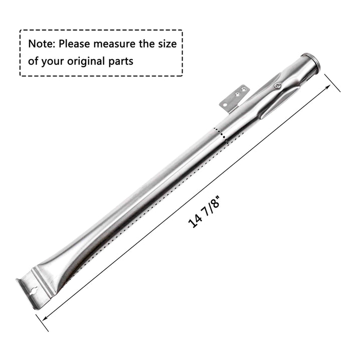 Nexgrill 5 Burner 720-0888, 720-0888N, 4 Burner 720-0830H Stainless Steel Pipe Burner Tube and Heat Heat Shield Tent Plates Flame Tamers Replacement - Grill Parts America