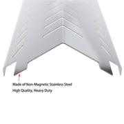 Hisencn (3-Pack Non-Magnetic Stainless Steel Heat Plate Grill Replacement Parts, Heat Tent Shield Deflector Replacement - Grill Parts America