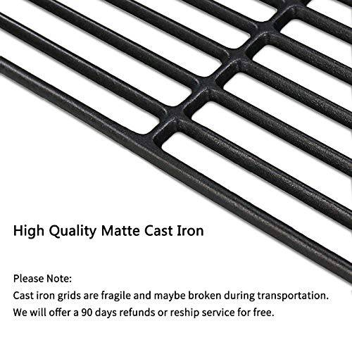 Hisencn Cast Iron Cooking Grid Grates Replacemen, G467-0002-W1, 16 15/16" - Grill Parts America