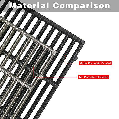 Hisencn Cast Iron Cooking Grid Grates Replacemen, G467-0002-W1, 16 15/16" - Grill Parts America