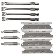 Hisencn Grill Parts Kit for Kenmore Grill Burner Tube, Heat Plate Shield, Crossover - Grill Parts America