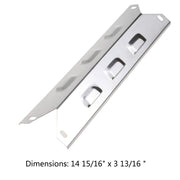 Hisencn Grill Parts Kit for Kenmore Grill Burner Tube, Heat Plate Shield, Crossover - Grill Parts America
