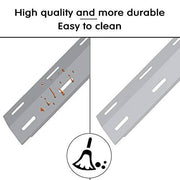 Hisencn Repair Kit for Ducane Gas Barbecue Grill Burner Tube, Stainless Heat Plate Tent, Burner Cover Replacement for Ducane 3 Burner - Grill Parts America