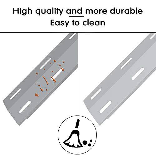 Hisencn Repair Kit for Ducane Gas Barbecue Grill Burner Tube, Stainless Heat Plate Tent, Burner Cover Replacement for Ducane 3 Burner - Grill Parts America