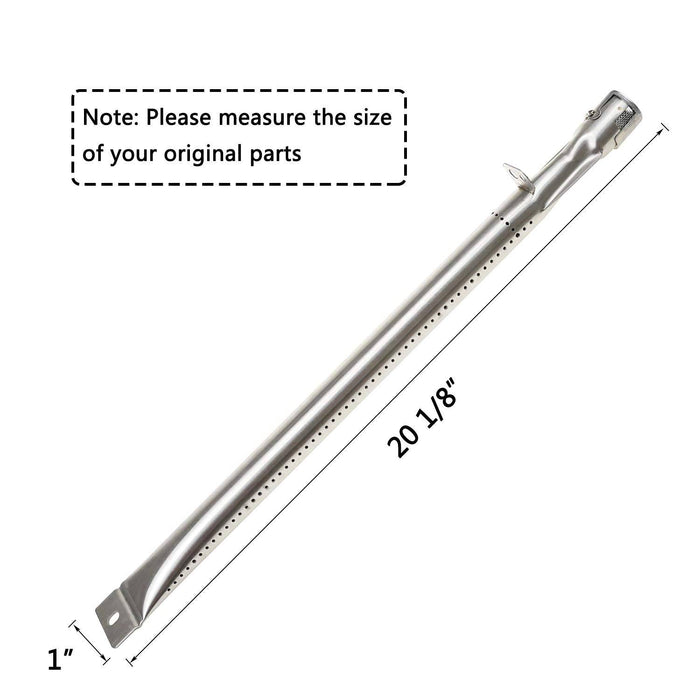 Hisencn Repair kit Parts Stainless Grill Burner Tube, Heat Plate Shield Tent, Hanger Brackets, Electronic Ignitor Replacement - Grill Parts America