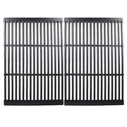 Hisencn Replacement Cast Iron Cooking Grid Porcelain Coated Set of 2 - Grill Parts America