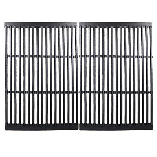 Hisencn Replacement Cast Iron Cooking Grid Porcelain Coated Set of 2 - Grill Parts America