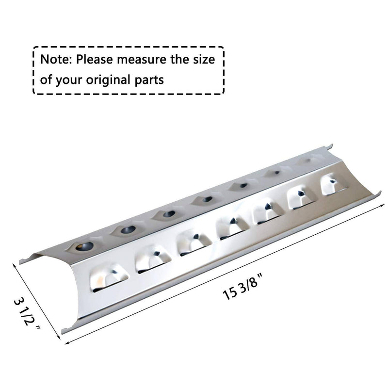 Hisencn Replacement Repair Kit for Master Forge 5 Burner Pipe Burners Tube, Heat Shield Tent Plate Parts - Grill Parts America