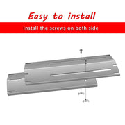 Hisencn Universal Replacement Heavy Duty Adjustable Stainless Steel Heat Plate Shield, Heat Tent, Flavorizer Bar, Burner Cover, Flame Tamer - Grill Parts America