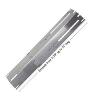 Hisencn Universal Replacement Heavy Duty Adjustable Stainless Steel Heat Plate Shield, Heat Tent, Flavorizer Bar, Burner Cover, Flame Tamer - Grill Parts America